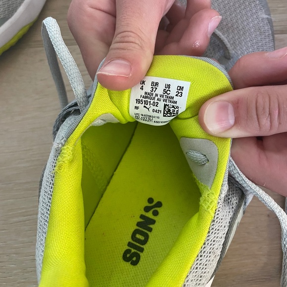 Puma Kids Golf Shoes Gray 4 - Picture 8 of 8